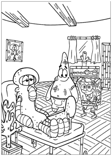 SpongeBob coloring pages free printable