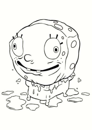 SpongeBob coloring pictures to print