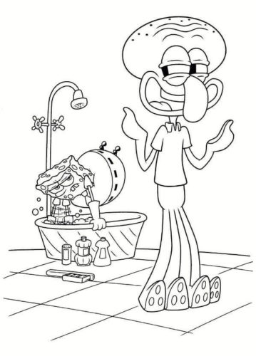 sandy coloring pages