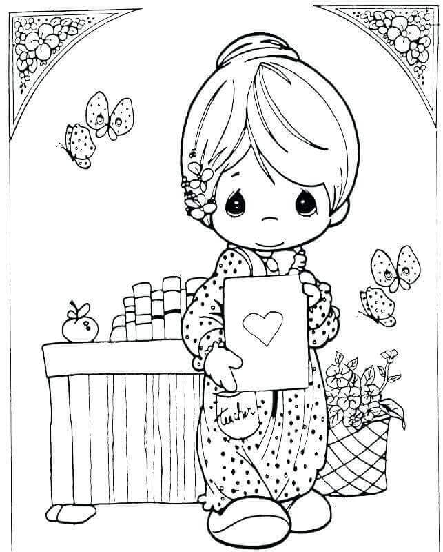 Teachers Day Colouring Pages