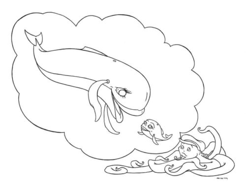 Coloring Pages of Whale