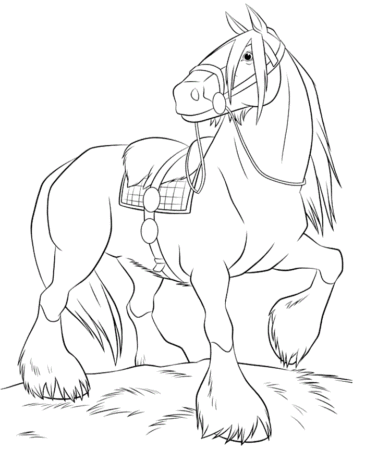 Disney Horse Coloring Page