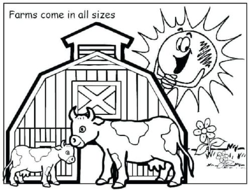 Farm Coloring Pages Printable