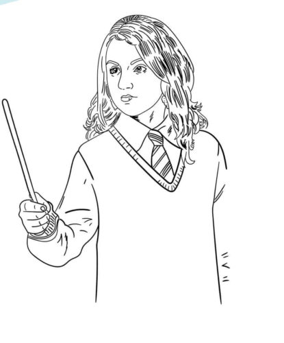 30 Free Harry Potter Coloring Pages Printable