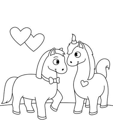 Horses Coloring Pages