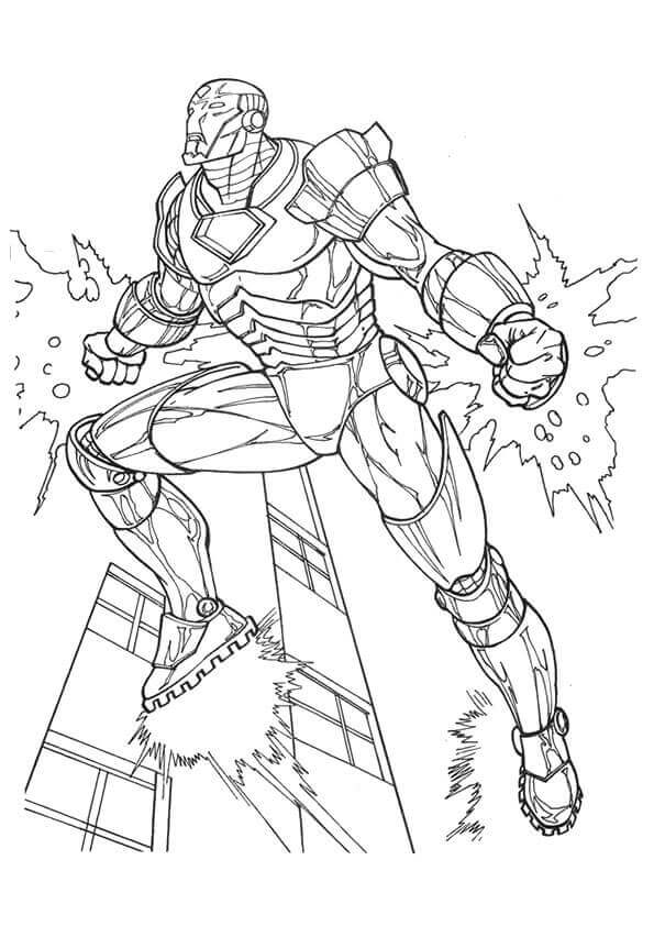 Iron Man coloring pages free