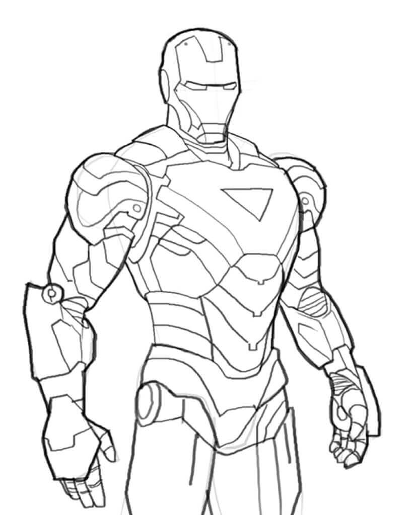 Iron Man coloring pages printable