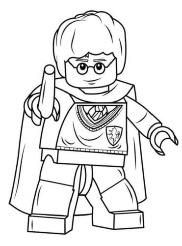 Lego Harry Potter coloring page