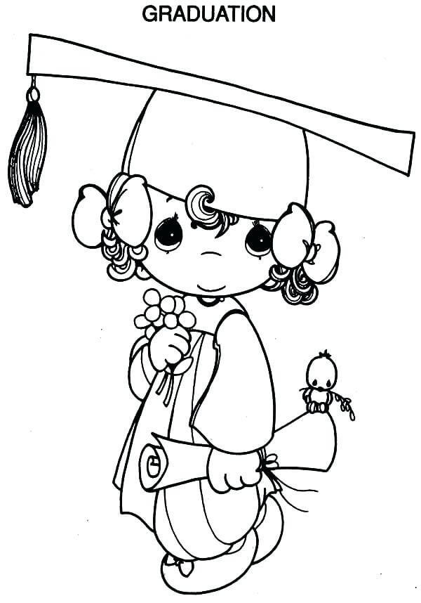 20 Free Graduation Coloring Pages Printable