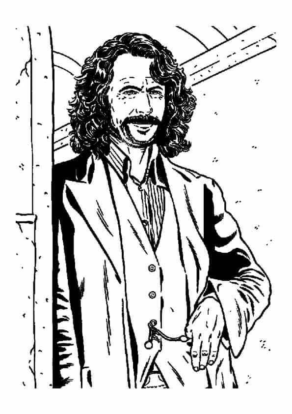 Severus Snape Coloring Pages Coloring Pages