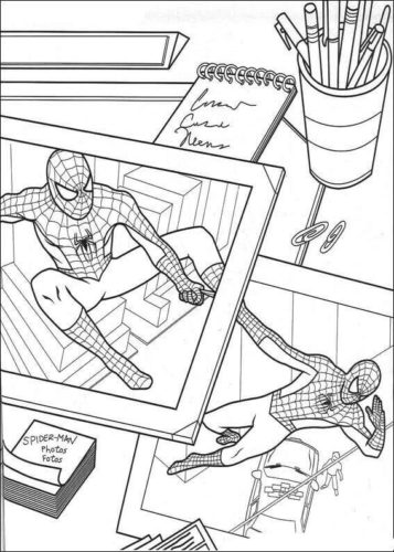 Spider Man Coloring Pages PDF