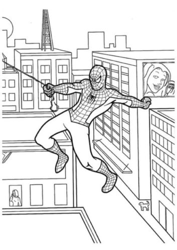 Spiderman Coloring Pages Online