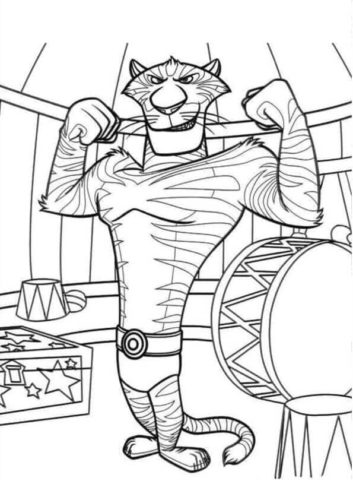 Vitaly Tiger coloring page