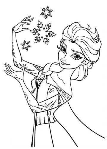 35 Free Frozen Coloring Pages Printable