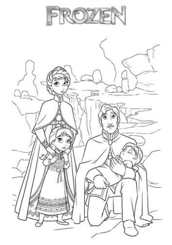 Free Frozen Coloring Pages Online