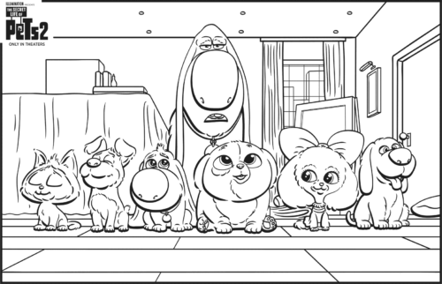 Free The Secret Life Of Pets 2 Coloring Pages Printable