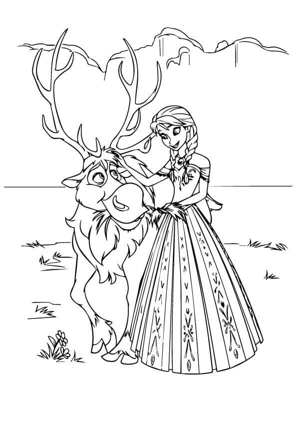 Frozen 2 Coloring Page
