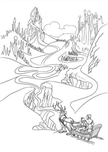 Frozen Coloring Pictures To Print