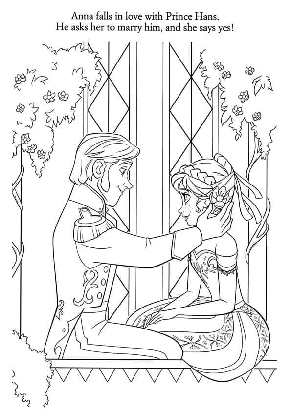 Frozen Movie Coloring Page