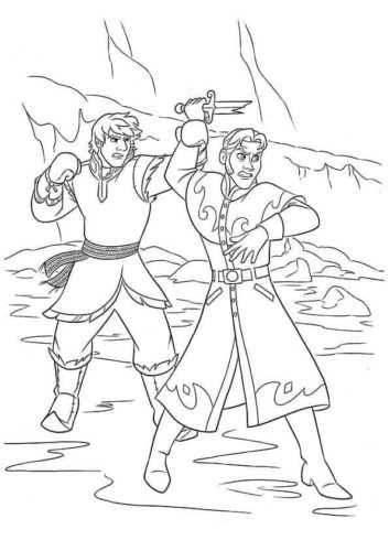 Hans And Kristoff Fight