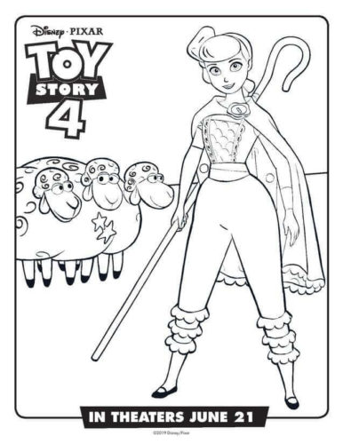 Little Bo Peep Coloring Page