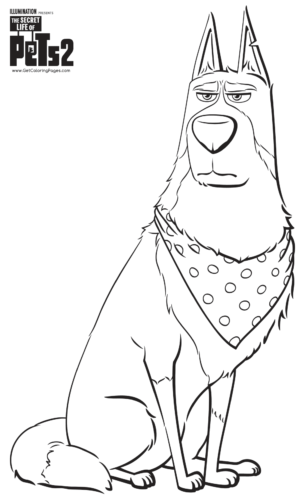 Free The Secret Life Of Pets 2 Coloring Pages Printable