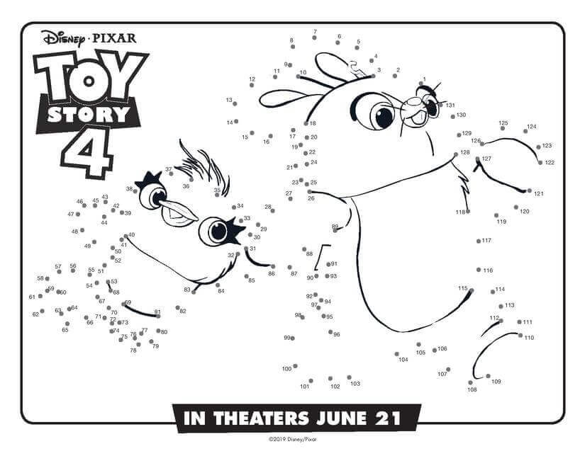 Toy Story 4 Printable Activity Sheet
