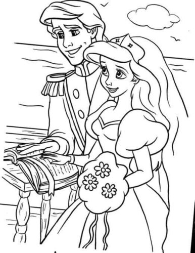 the little mermaid ariel coloring pages