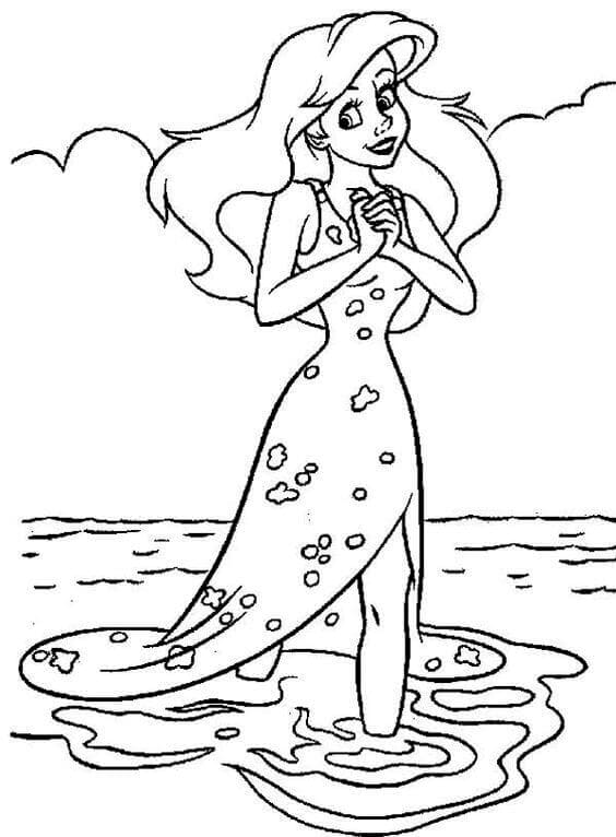 Ariel No More A Mermaid