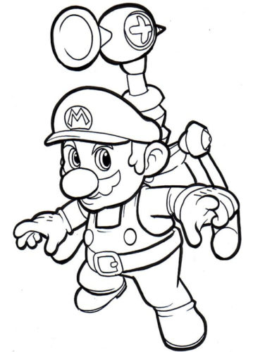 Free Mario Coloring Pages Printable