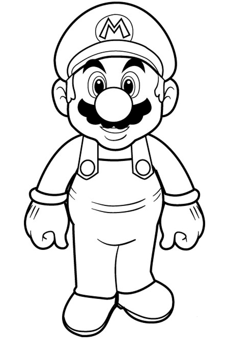 Free Printable Mario Coloring Pages