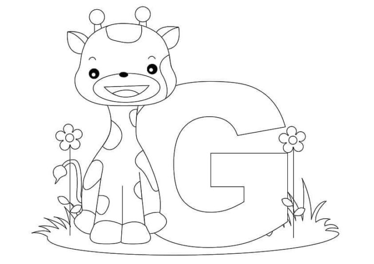 30 Free Giraffe Coloring Pages Printable