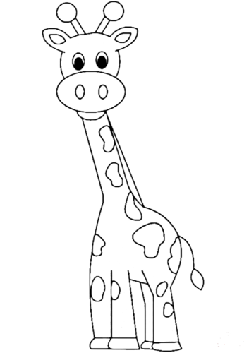 Giraffe Coloring Pictures Printable