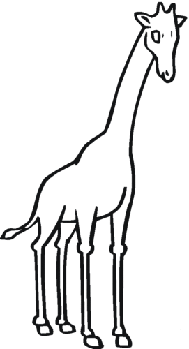 Giraffe Without Spots