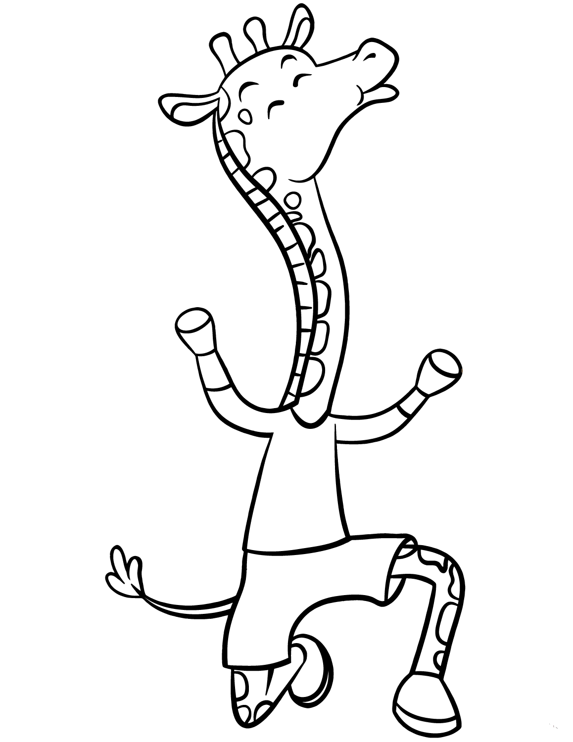 30 Free Giraffe Coloring Pages Printable