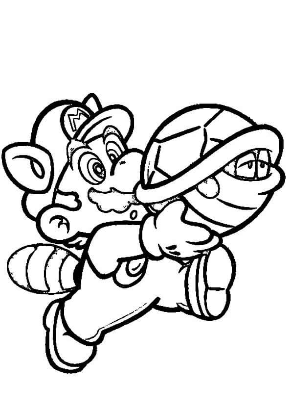 Super Mario Koopa Coloring Page Coloring Pages