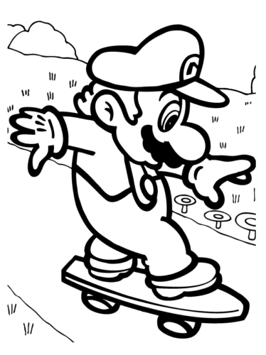 Mario Coloring Images Printable