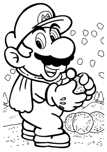 Mario Coloring Pages Online