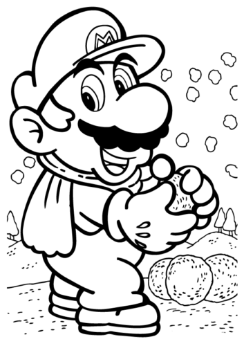 Download 36 Free Mario Coloring Pages Printable