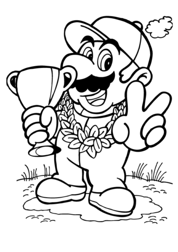 Mario Coloring Sheets