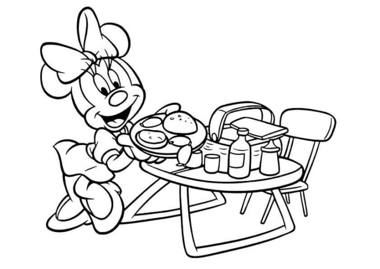 35 Free Minnie Mouse Coloring Pages Printable