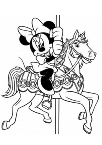 Minnie Mouse Coloring Pictures