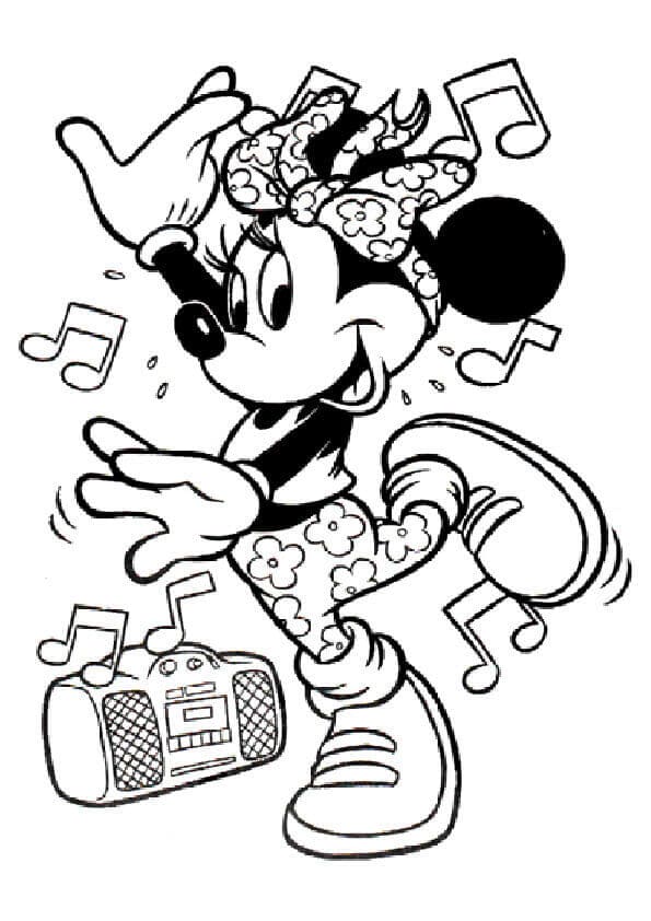 35 Free Minnie Mouse Coloring Pages Printable
