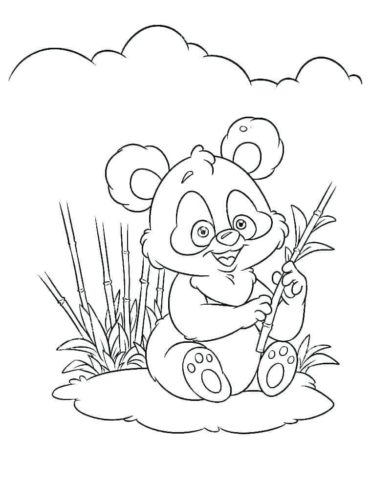 Panda Coloring Sheets Printable