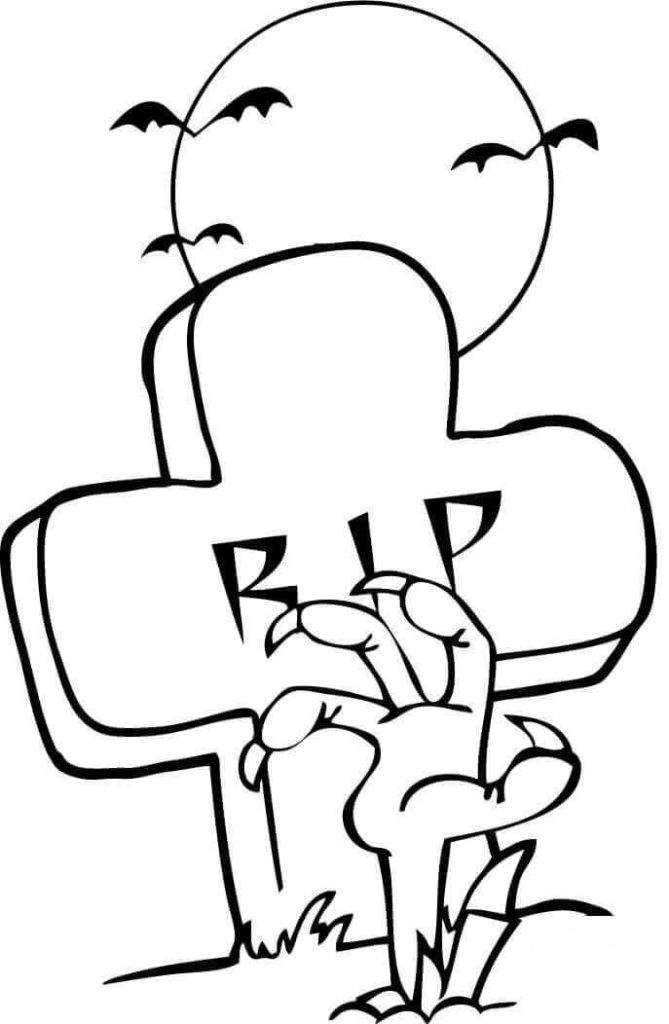 30 Free Zombie Coloring Pages Printable