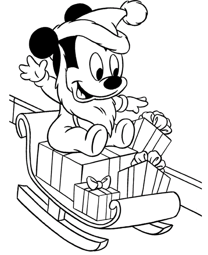 Baby Mickey Mouse Having Fun