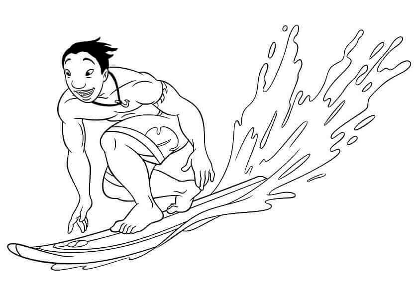 30 Free Lilo And Stitch Coloring Pages Printable