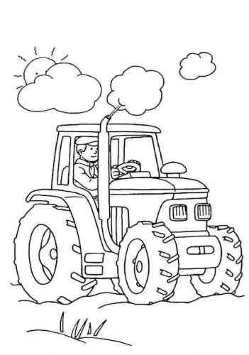 Farm Coloring Pictures To Print