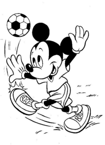 Free Printable Mickey Mouse Coloring Pages