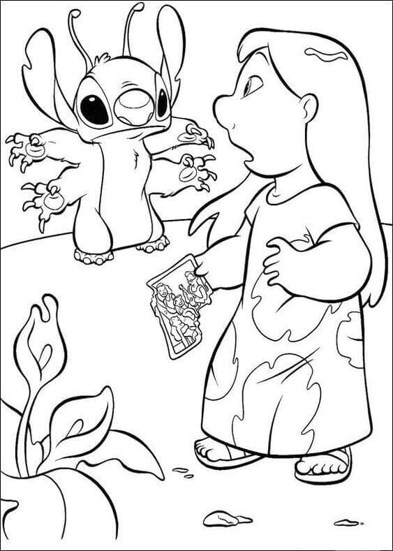 Leroy And Lilo Coloring Page